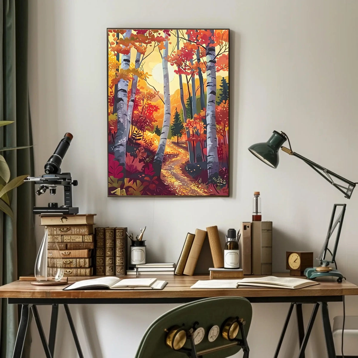 Autumn Forest Pathway Poster