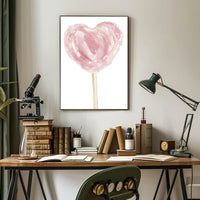 Heart of Sweetness Poster Romantic Wall Art Print