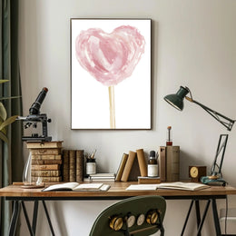 Heart of Sweetness Poster Romantic Wall Art Print