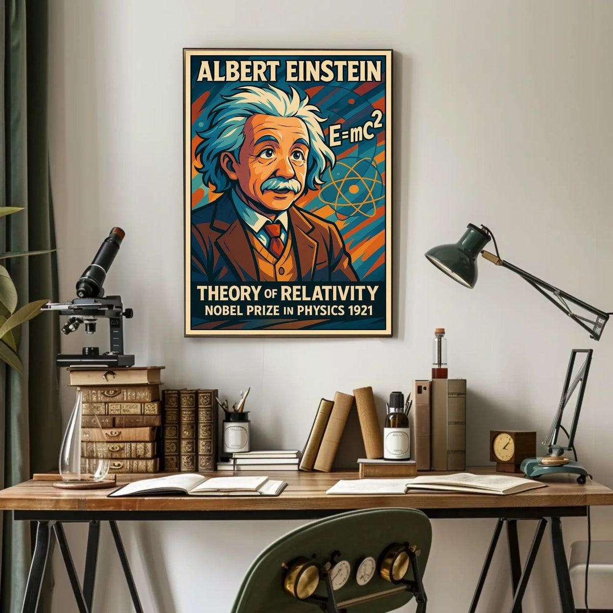 Albert Einstein Theory Of Relativity Poster