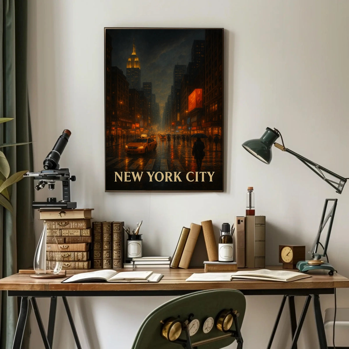 New York City Nightscape Poster