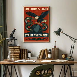 FreedomS Fight Strike The Snake Poster