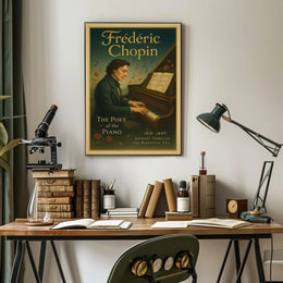 Frédéric Chopin The Poet of the Piano Poster PosterGoat