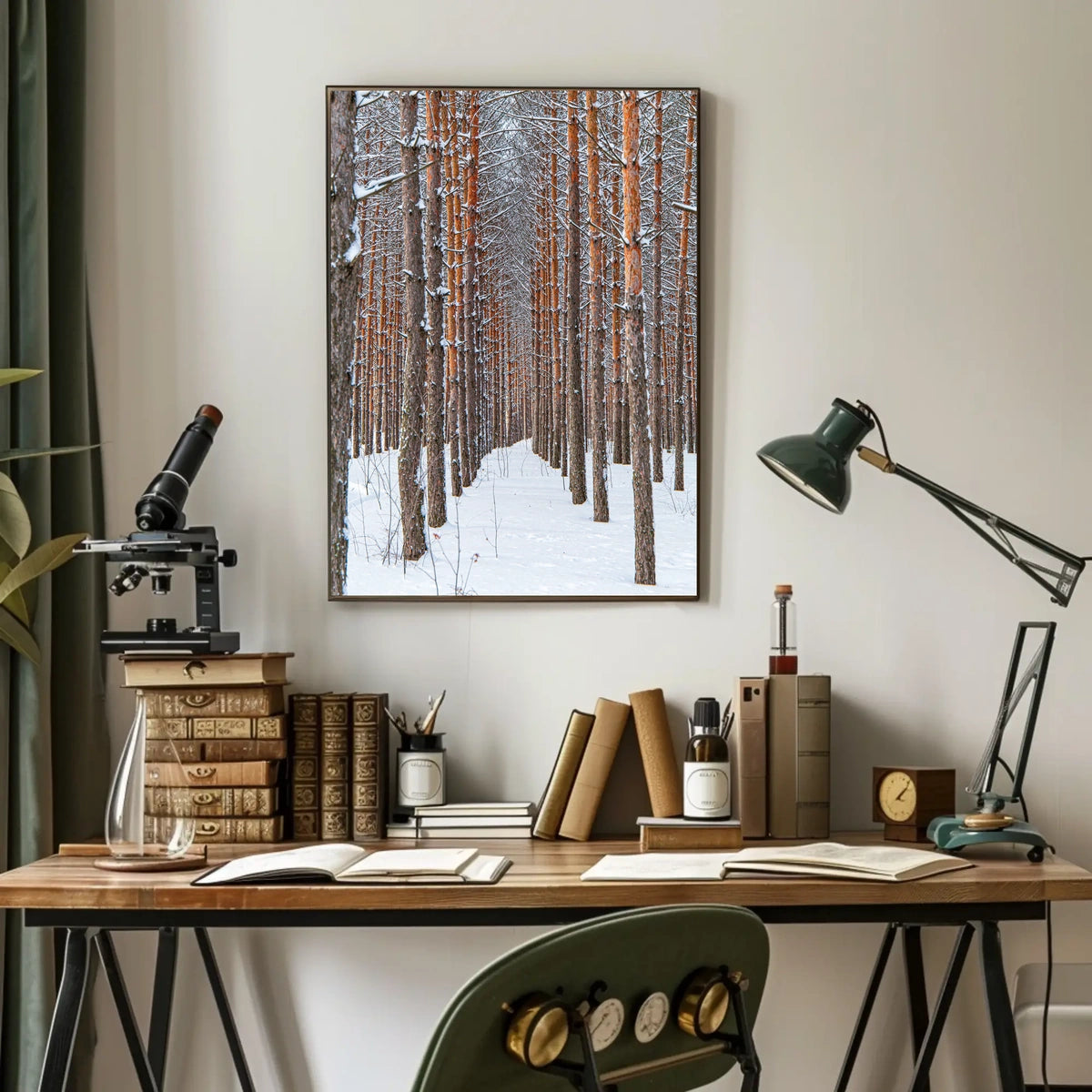 Winter Forest Serenity Poster