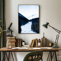 Winter Wonderland Ski Slope Poster