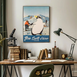 Winter Sports In Turin Poster
