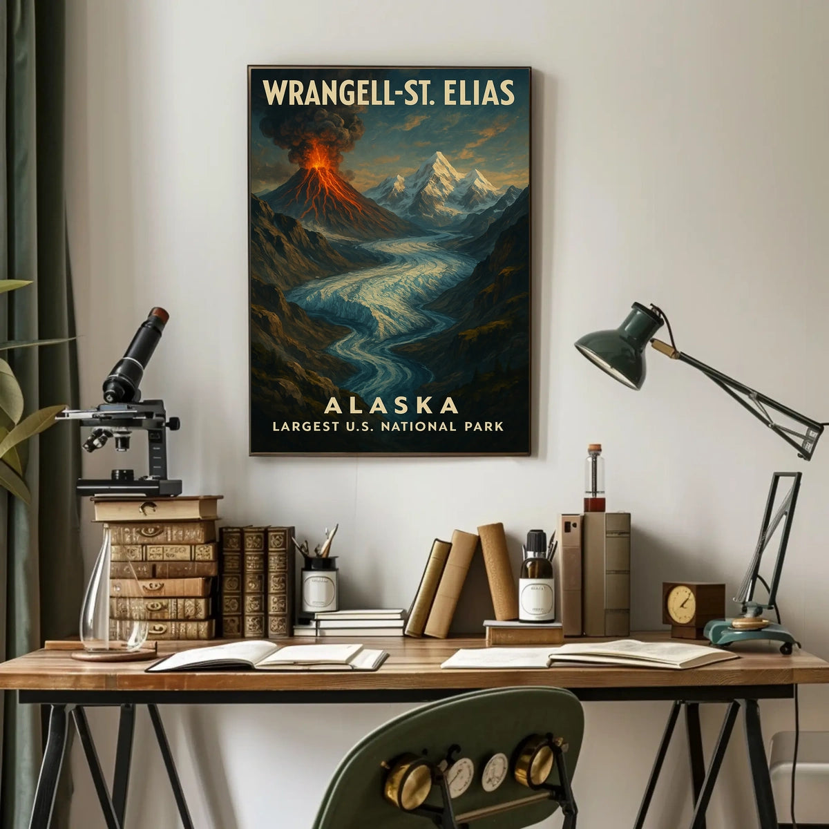 Wrangell-St. Elias National Park Poster
