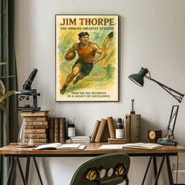 Jim Thorpe Icon of Athletic Excellence Jim Thorpe Poster