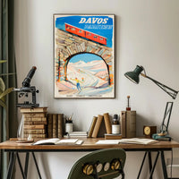 Davos Parsenn Ski Resort Poster PosterGoat