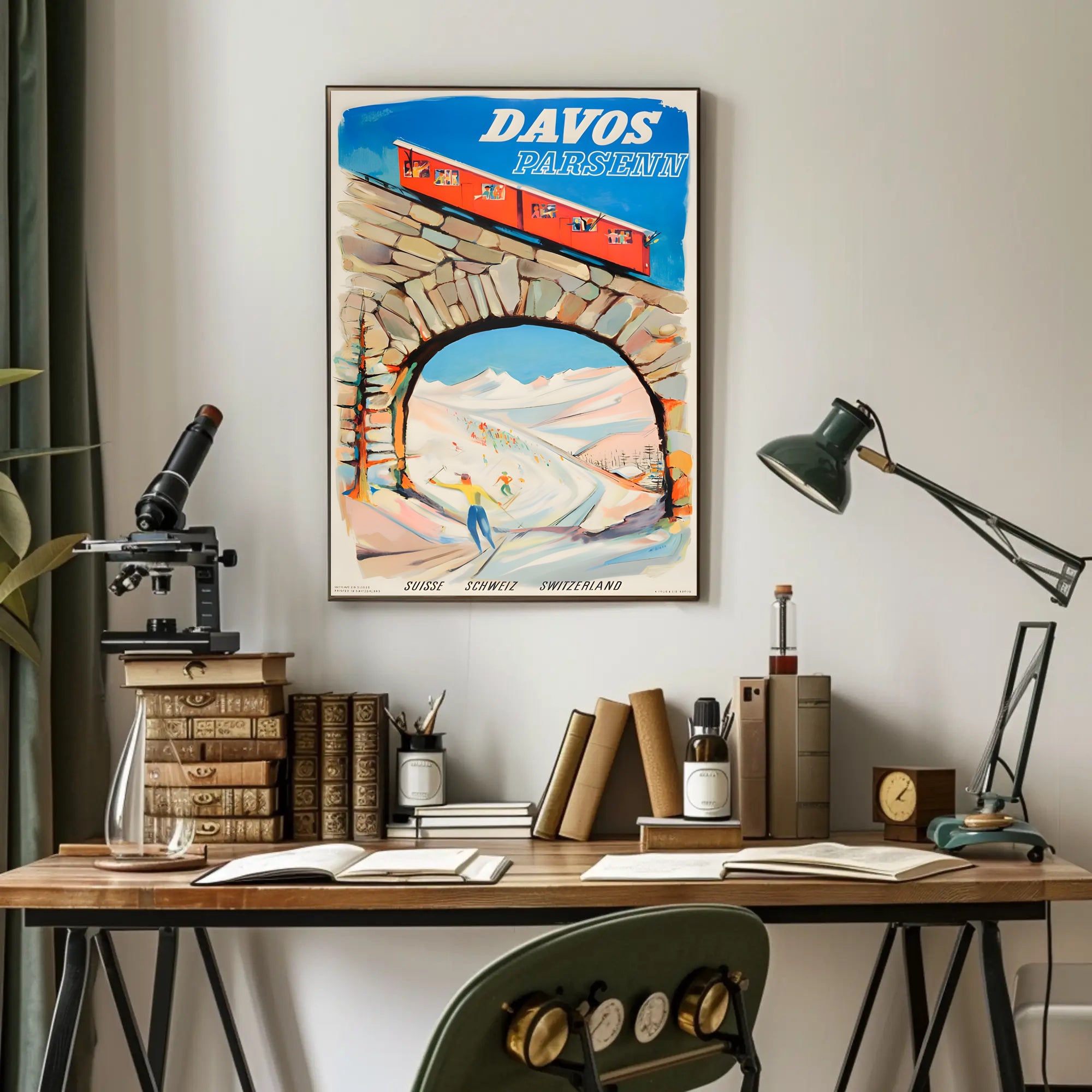 Davos Parsenn Ski Resort Poster PosterGoat