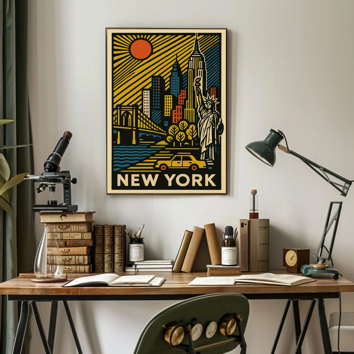 New York City Skyline Poster