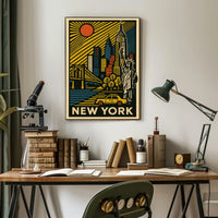 New York City Skyline Poster