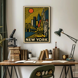 New York City Skyline Poster