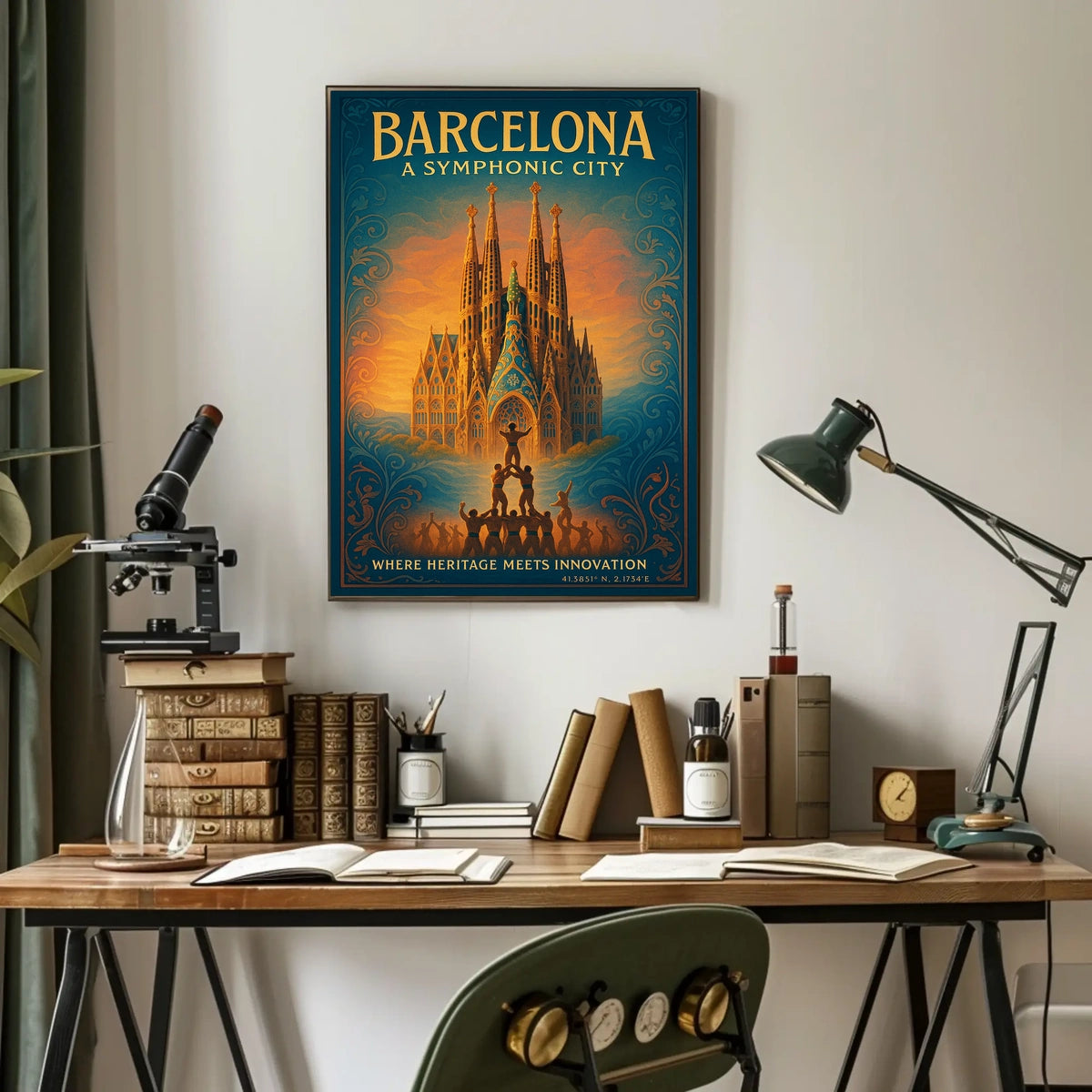 Barcelona A Symphonic City Poster