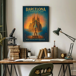 Barcelona A Symphonic City Poster