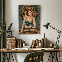 Vintage Casino Glamour Poster