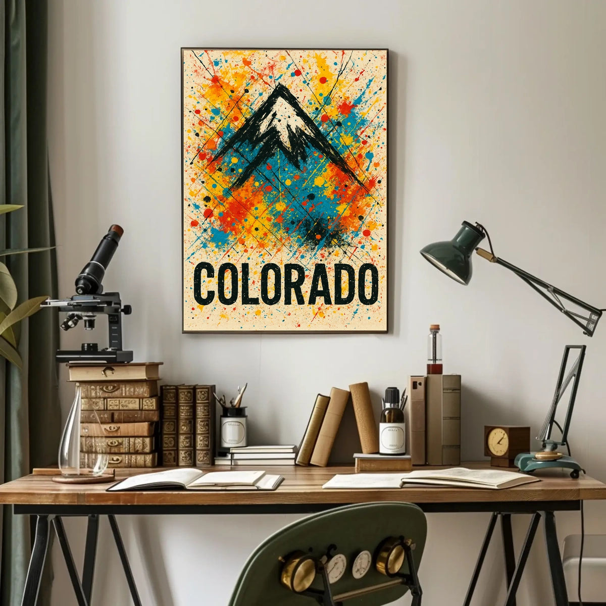 Colorado Mountain Art Poster
