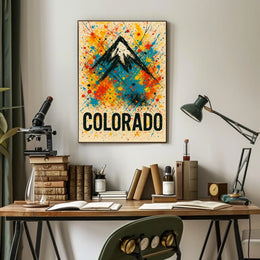Colorado Mountain Art Poster
