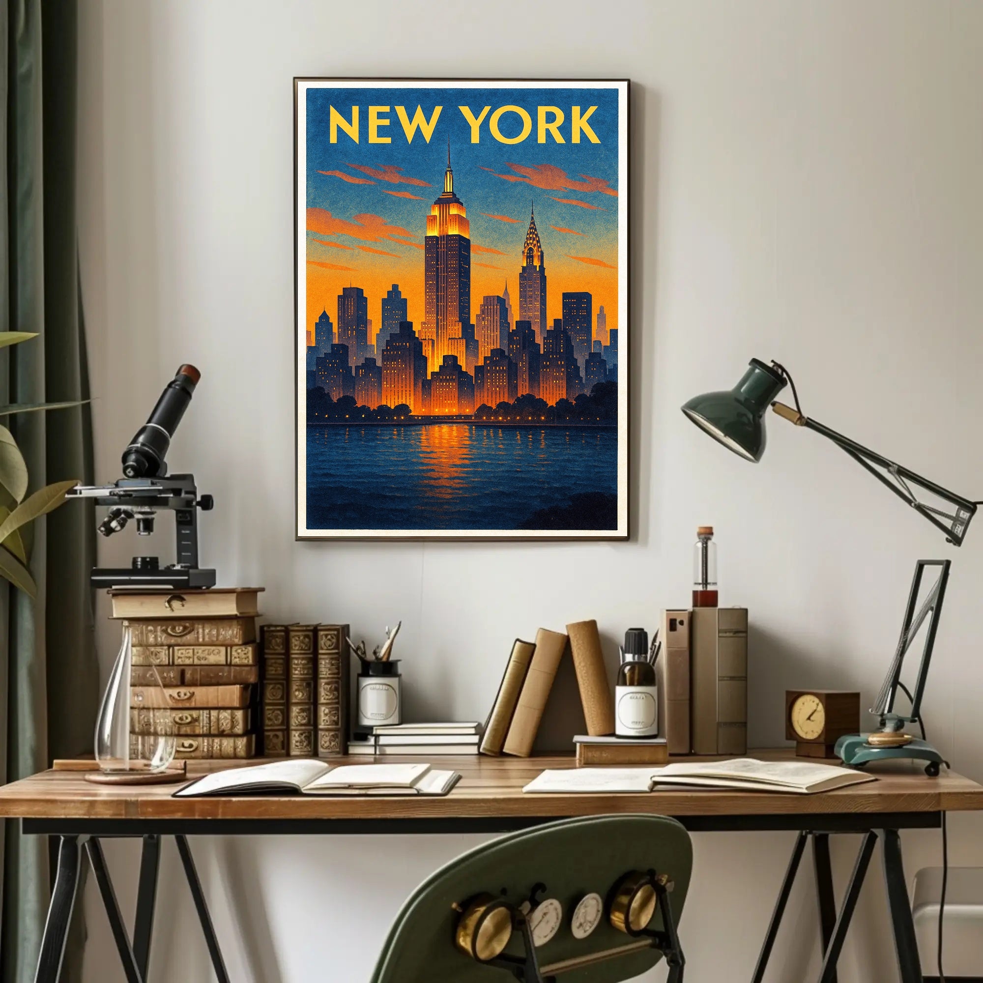 New York City Skyline Poster PosterGoat