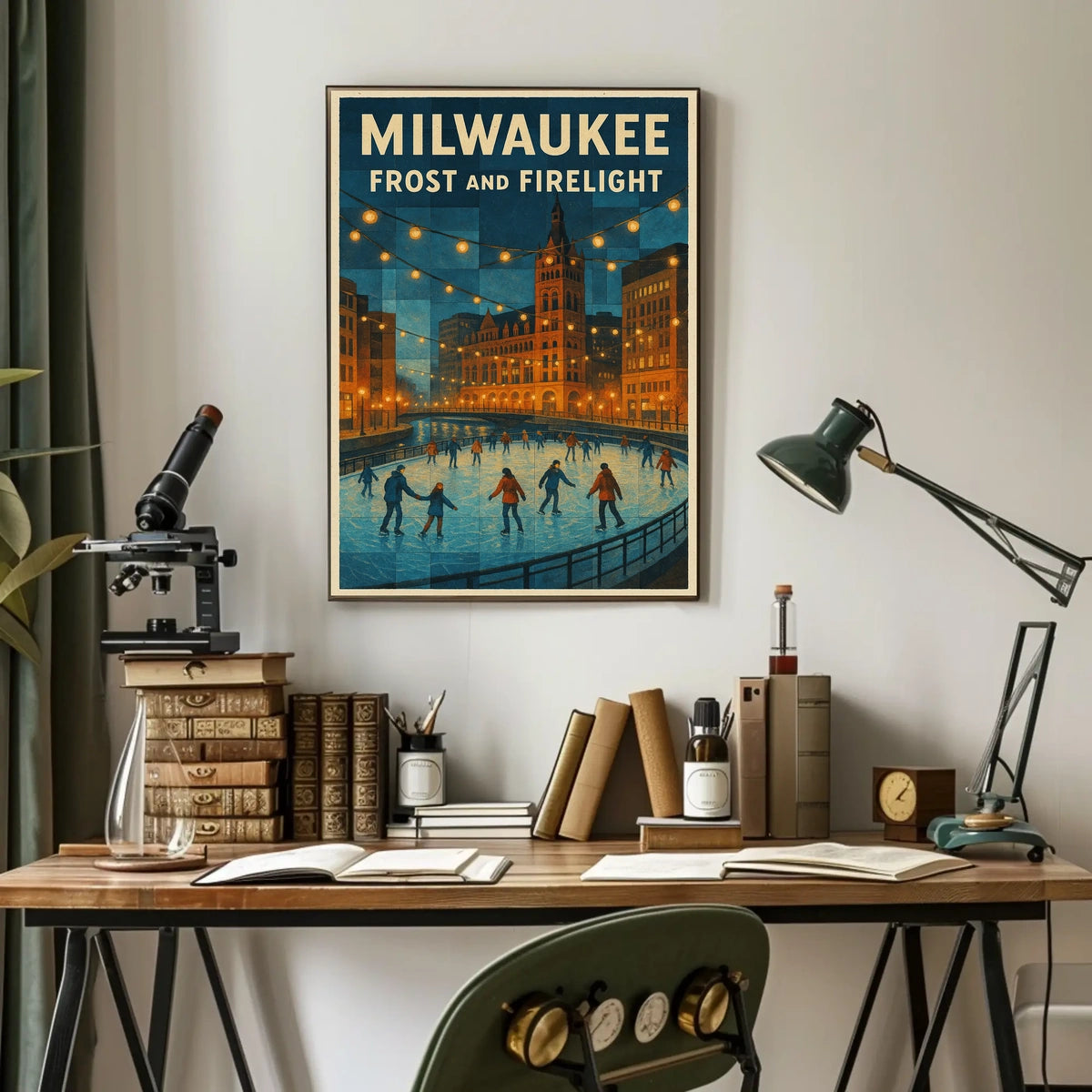 Milwaukee Frost And Firelight Poster