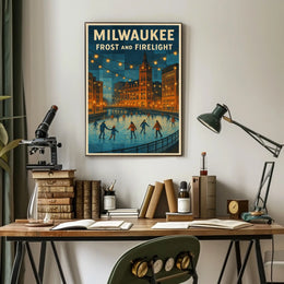 Milwaukee Frost And Firelight Poster