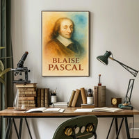 Blaise Pascal Tribute: Engaging Historical or Presidential Poster