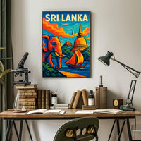 Vibrant Sri Lanka Poster