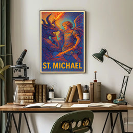 Saint Michael Wall Art poster