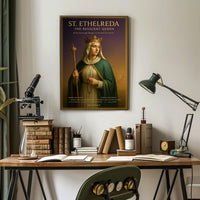 St. Etheldreda The Resilient Queen Poster