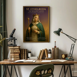 St. Etheldreda The Resilient Queen Poster