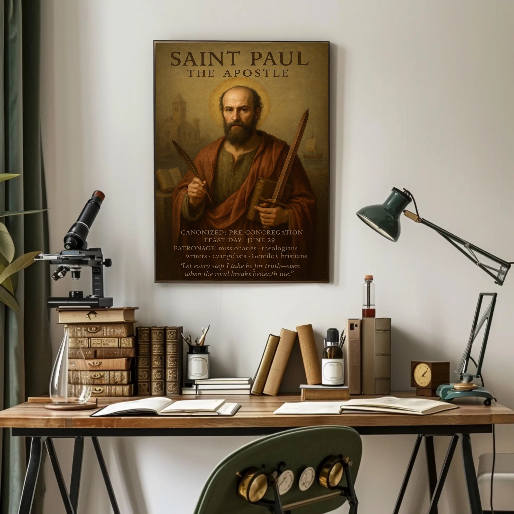 Saint Paul Renaissance Artwork Historical or Presidential Poster
