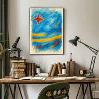Abstract National Flag Abstract Poster