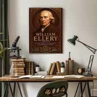 William Ellery Historical Figure Poster