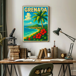 Grenada Tropical Paradise Poster