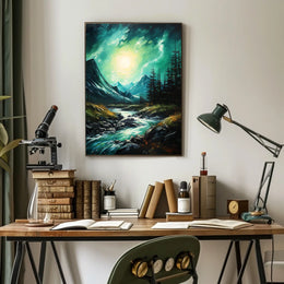Scenic River Landscape National Park Poster