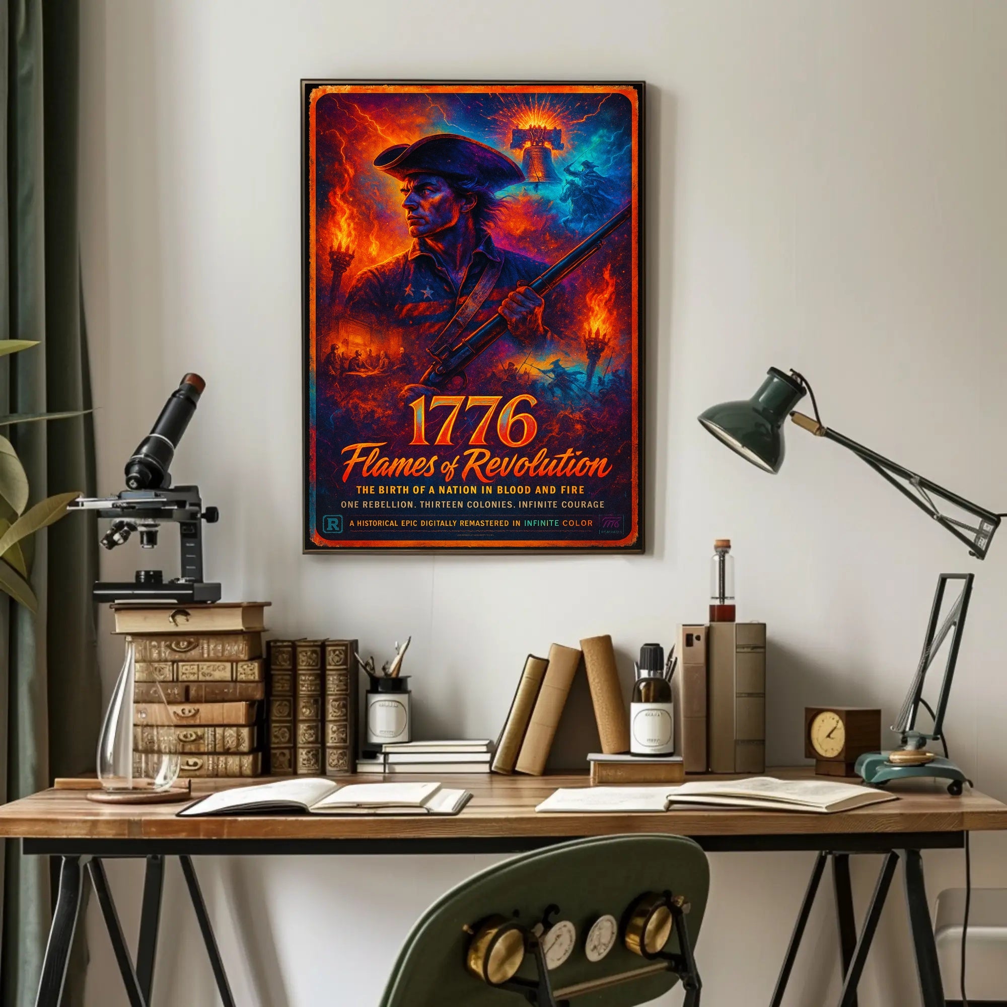 1776 Rebellion and Independence Historical or Presidential Poster
