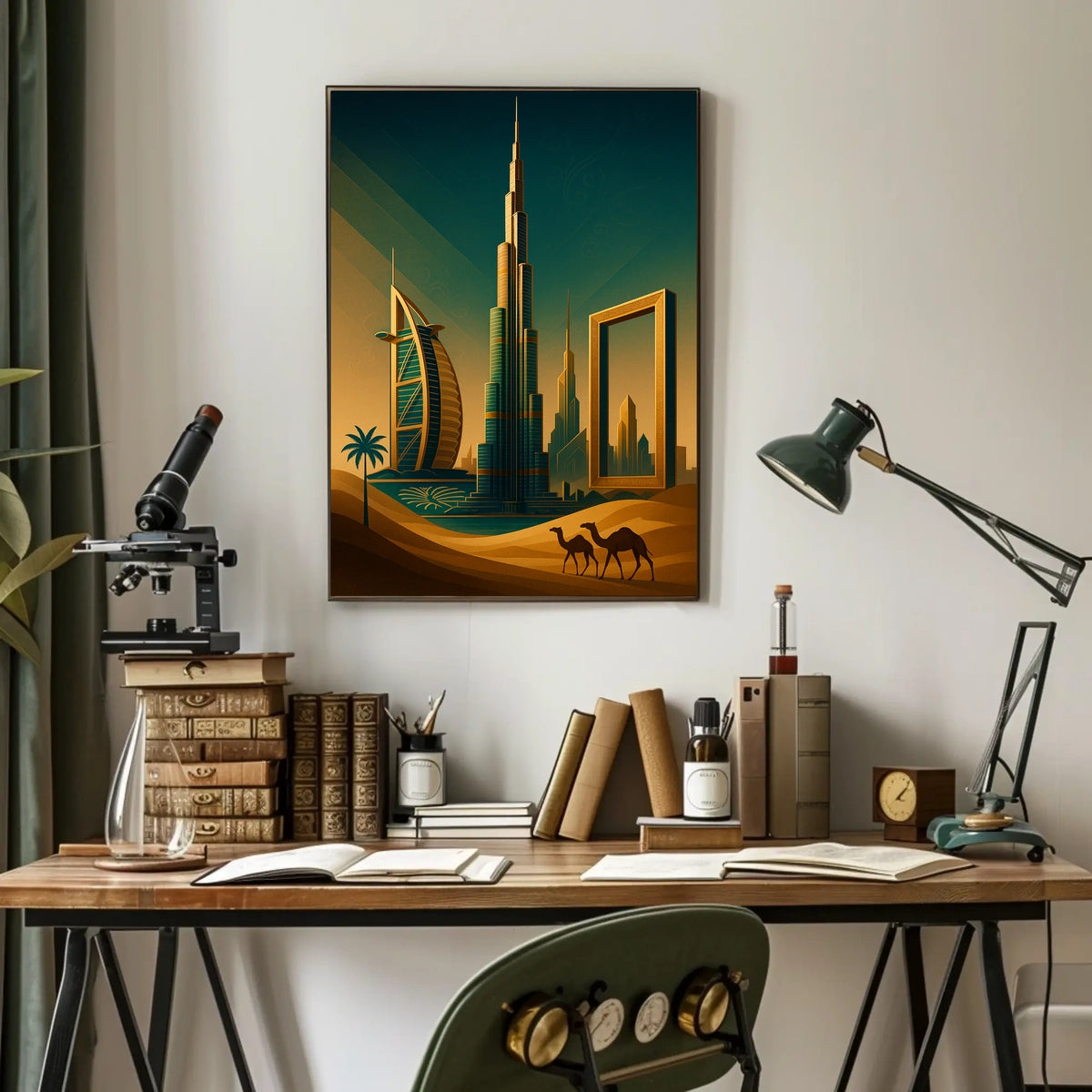 Dubai Skyline Architectural Marvels Poster
