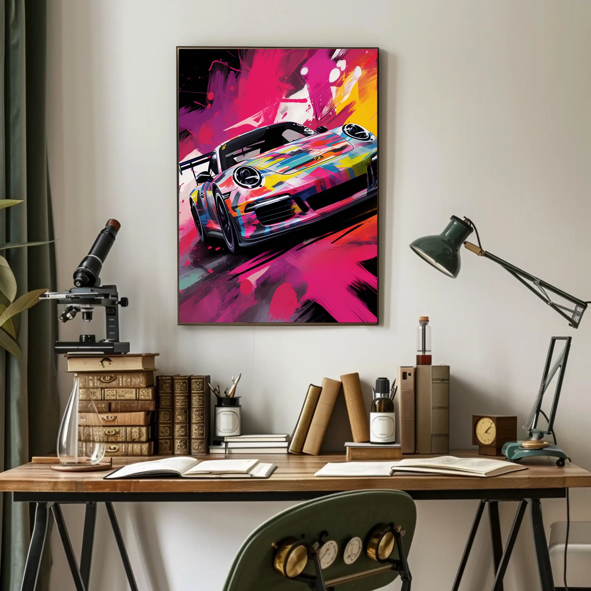 Vibrant Speed Poster
