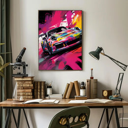 Vibrant Speed Poster