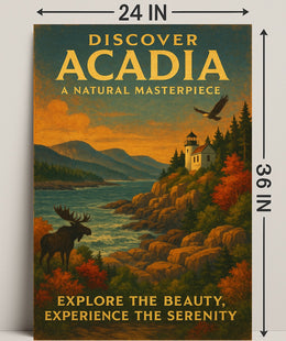 Discover Acadia Natural Masterpiece Poster PosterGoat