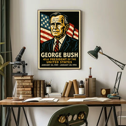 George Bush 41st President Poster