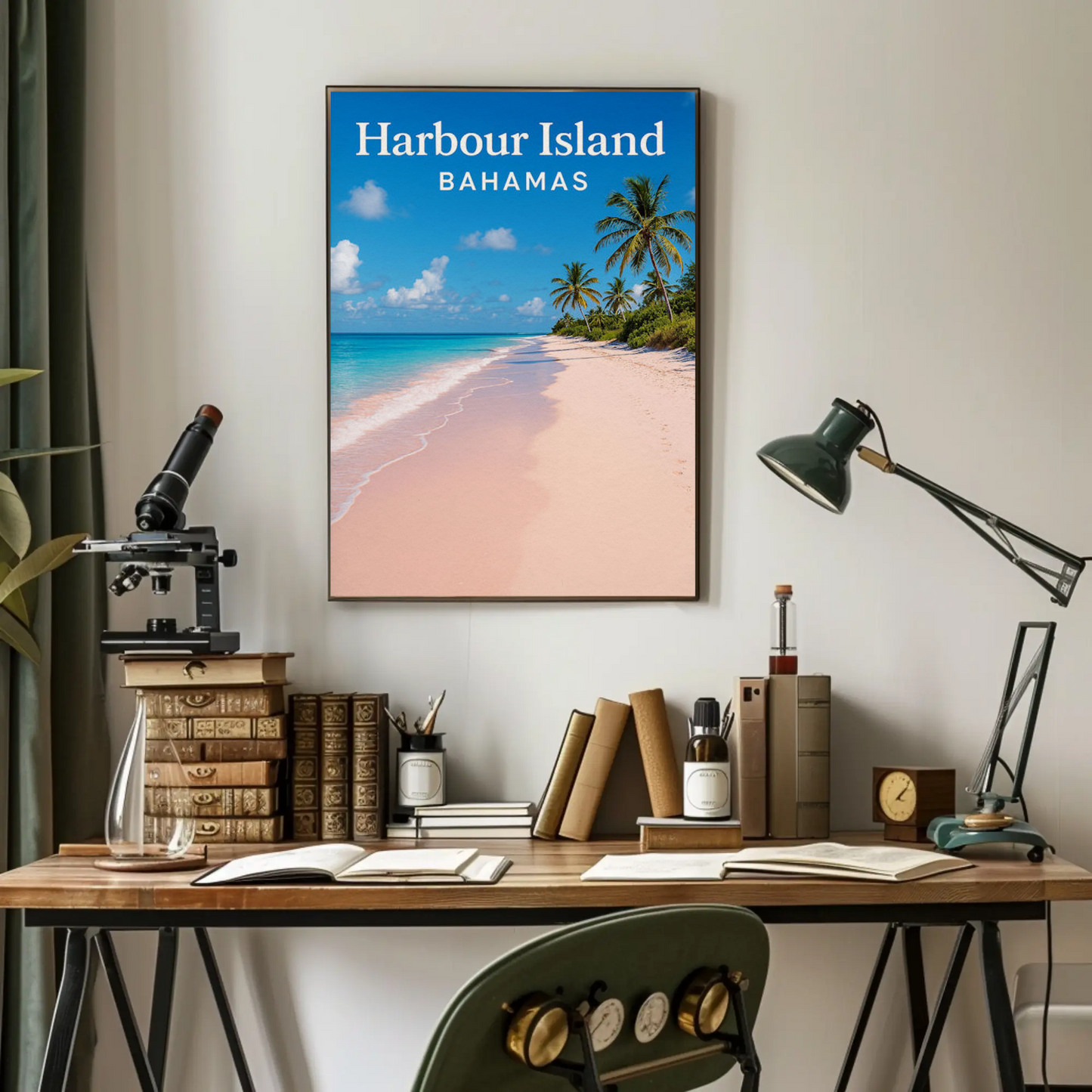 Harbour Island Bahamas Pink Sand Beach Paradise Poster