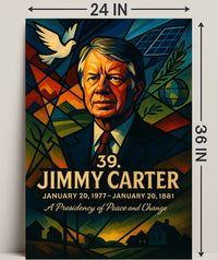 Jimmy Carter United States Leader Fine Art Print PosterGoat