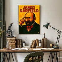 James Garfield Heritage Portrait Wanderlust Decor Poster