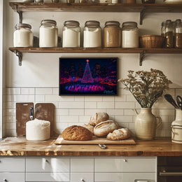 Detroit Holiday Skating Rink Poster