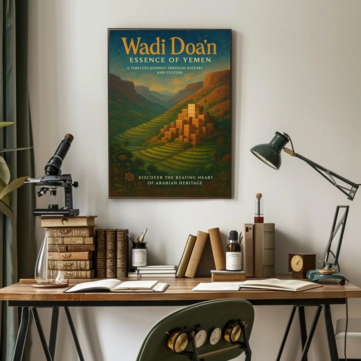 Wadi Doan Essence Of Yemen Poster