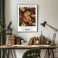 William Morris Cotton Prints Exhibition Artistic Poster