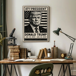 Donald Trump 47th President Poster