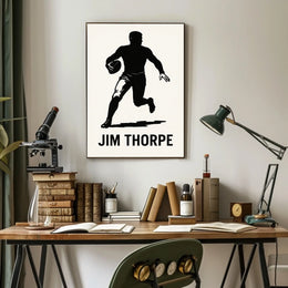 Jim Thorpe Athletic Icon Poster