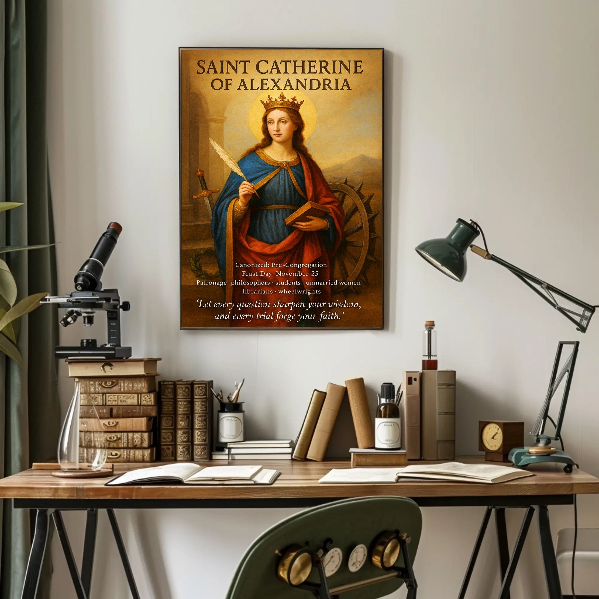 Saint Catherine of Alexandria Poster PosterGoat